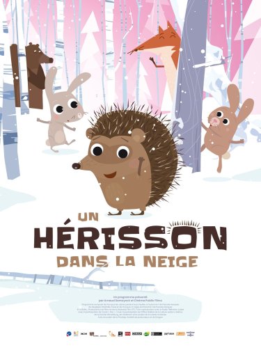 Un hérisson dans la neige